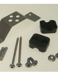 Wall lock for cool pipe sandwich/brick/concrete